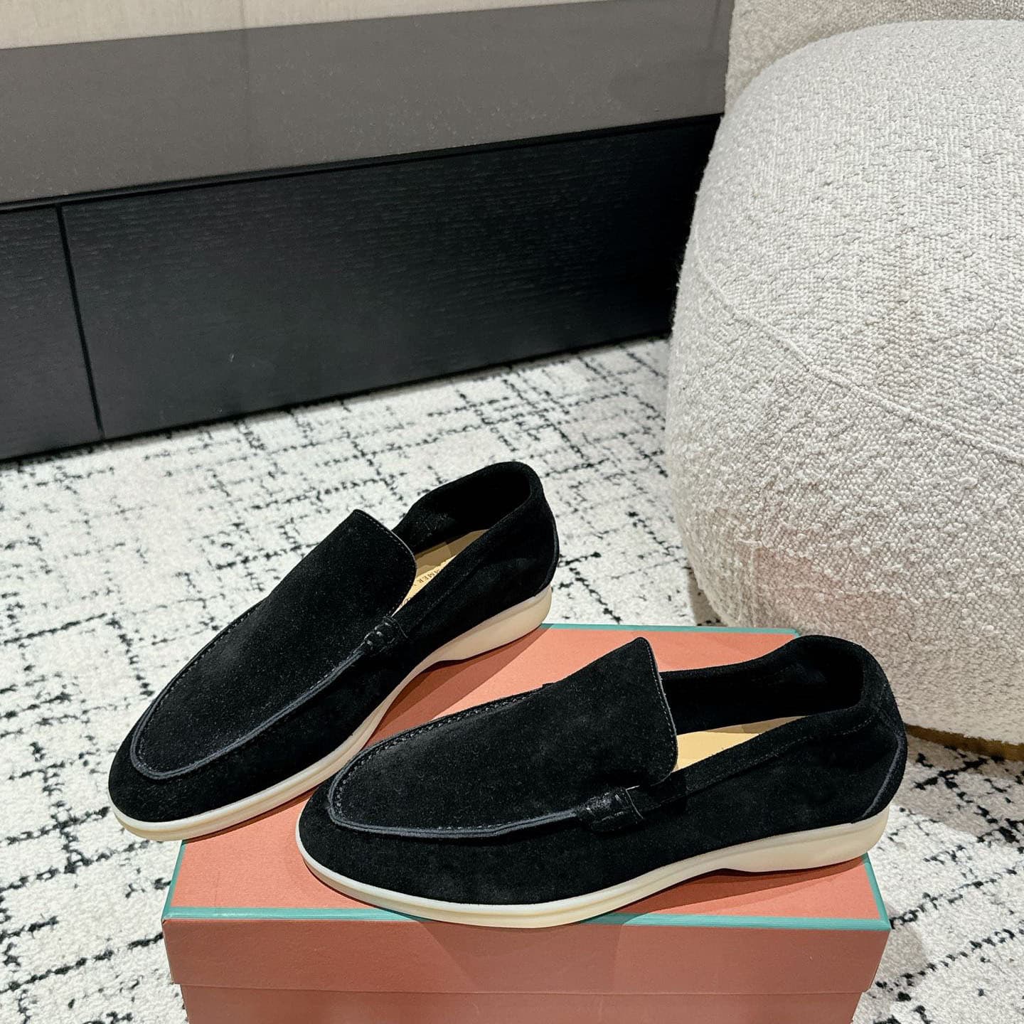Men's luxury loafers, slip-ons, casual flat shoes, high-end quality foreign trade genuine leather shoes 4