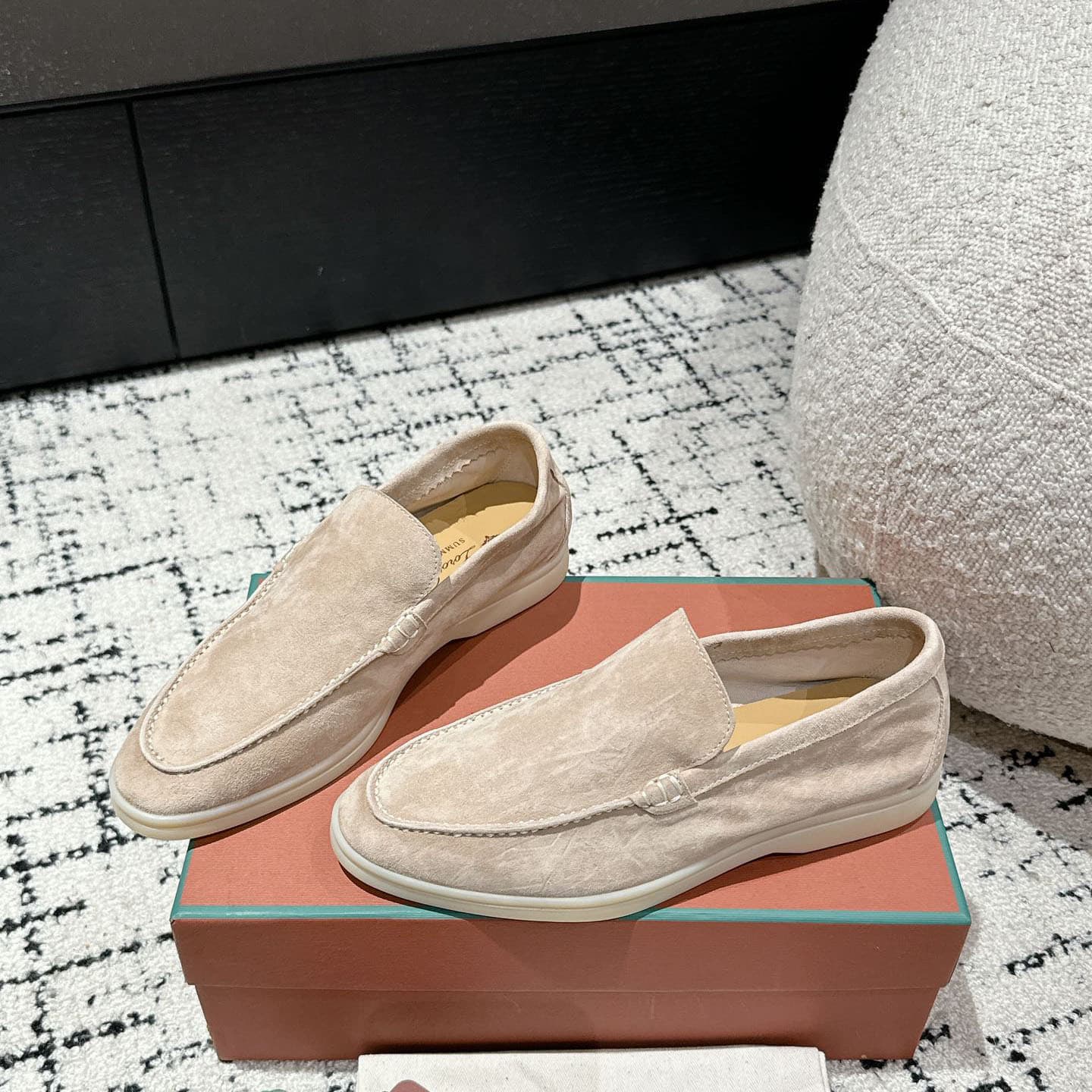 Men's luxury loafers, slip-ons, casual flat shoes, high-end quality foreign trade genuine leather shoes 1