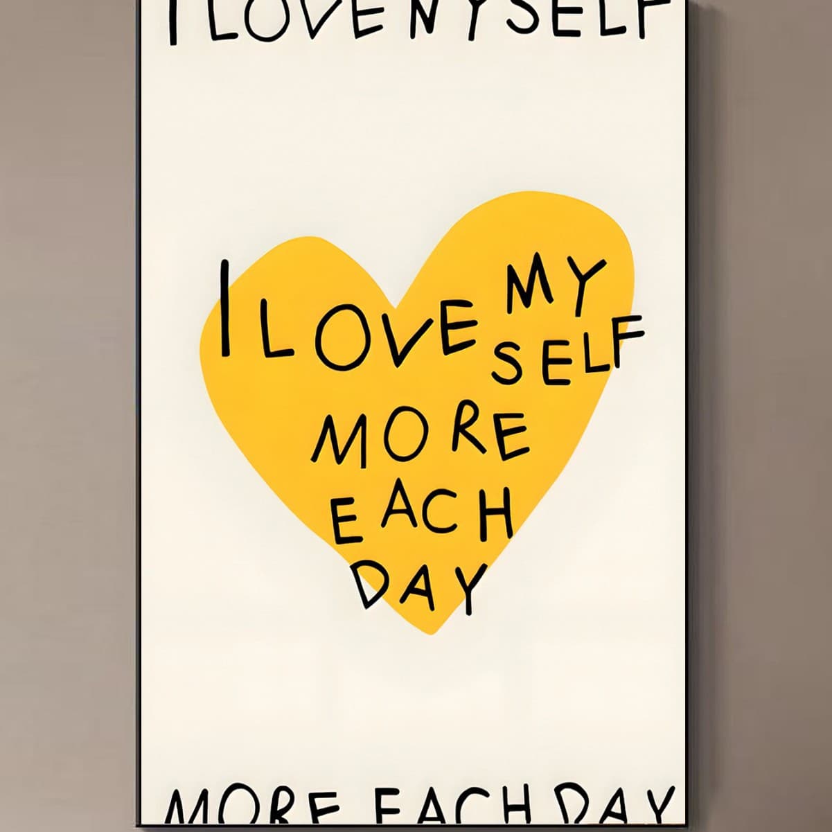 Canvas wall art movie love poster living room bedroom decoration framed mural home restaurant office hanging painting 5