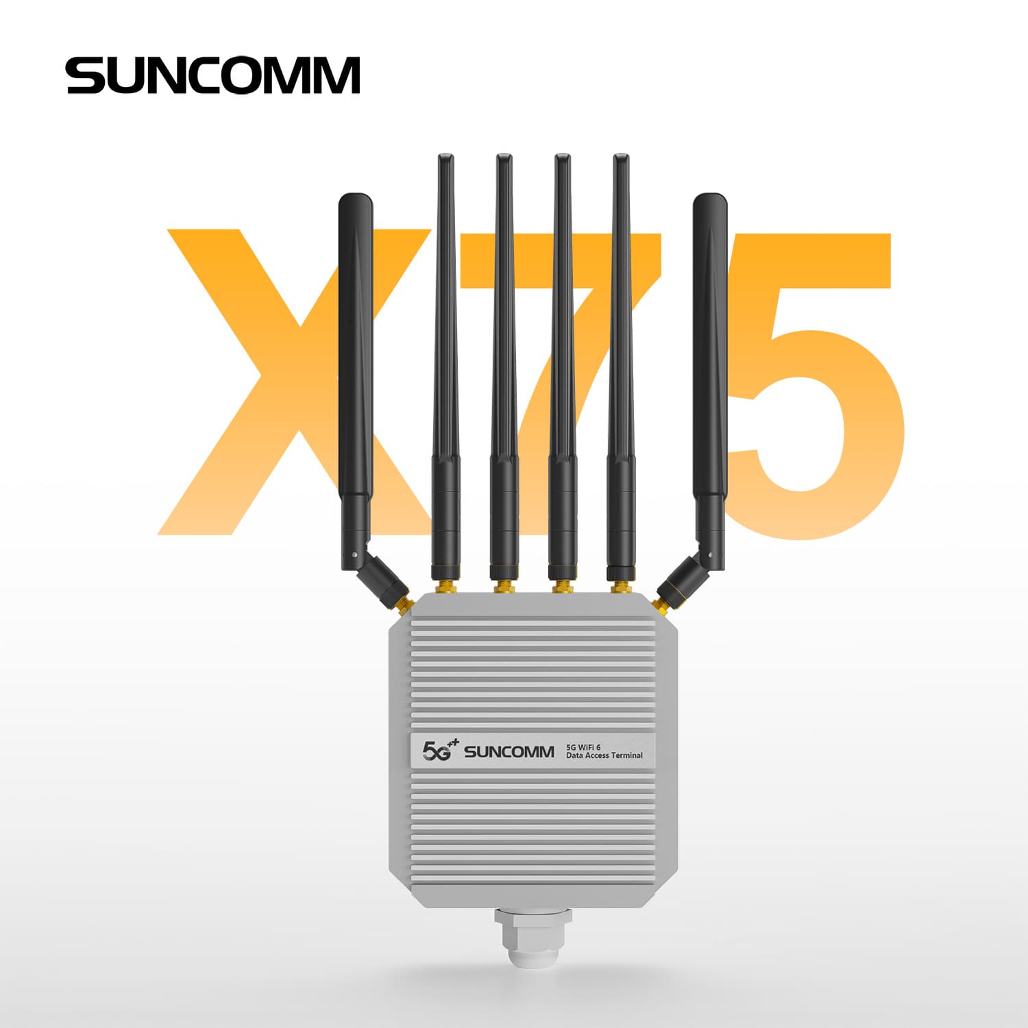 5g card router Qualcomm x75 dual-band high power wifi6 covering 2.5g network port 300m bandwidth farm 1