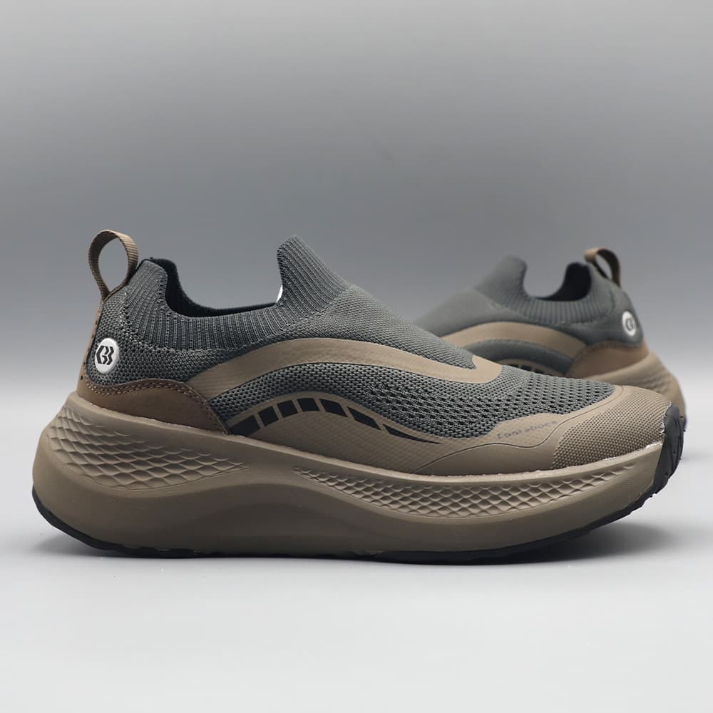 Wear one-leg soft-soled men's running shoes, sports shoes, new mesh breathable shock-absorbing lightweight thick-soled casual men's shoes 1