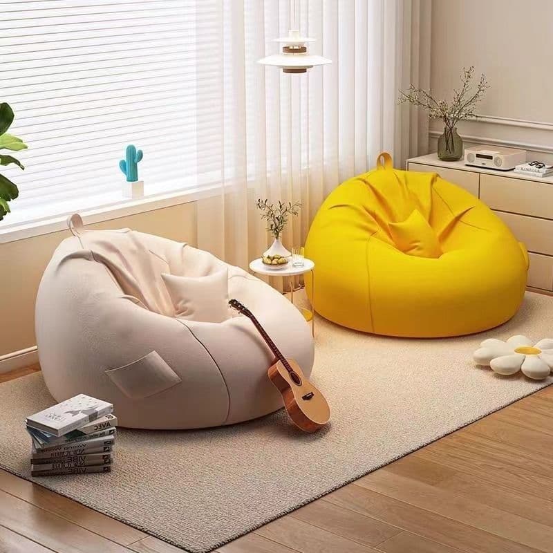 Lazy sofa, single bean bag, living room, leisure balcony, small apartment chair, tatami, internet celebrity bedroom, recliner chair, pier 4
