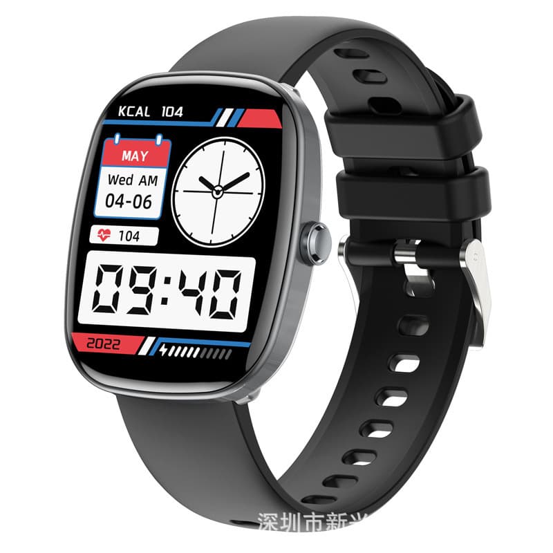 The new S5 fitness tracker answers and makes calls, smart watch for men and women, sports heart rate and blood oxygen monitoring watch 2