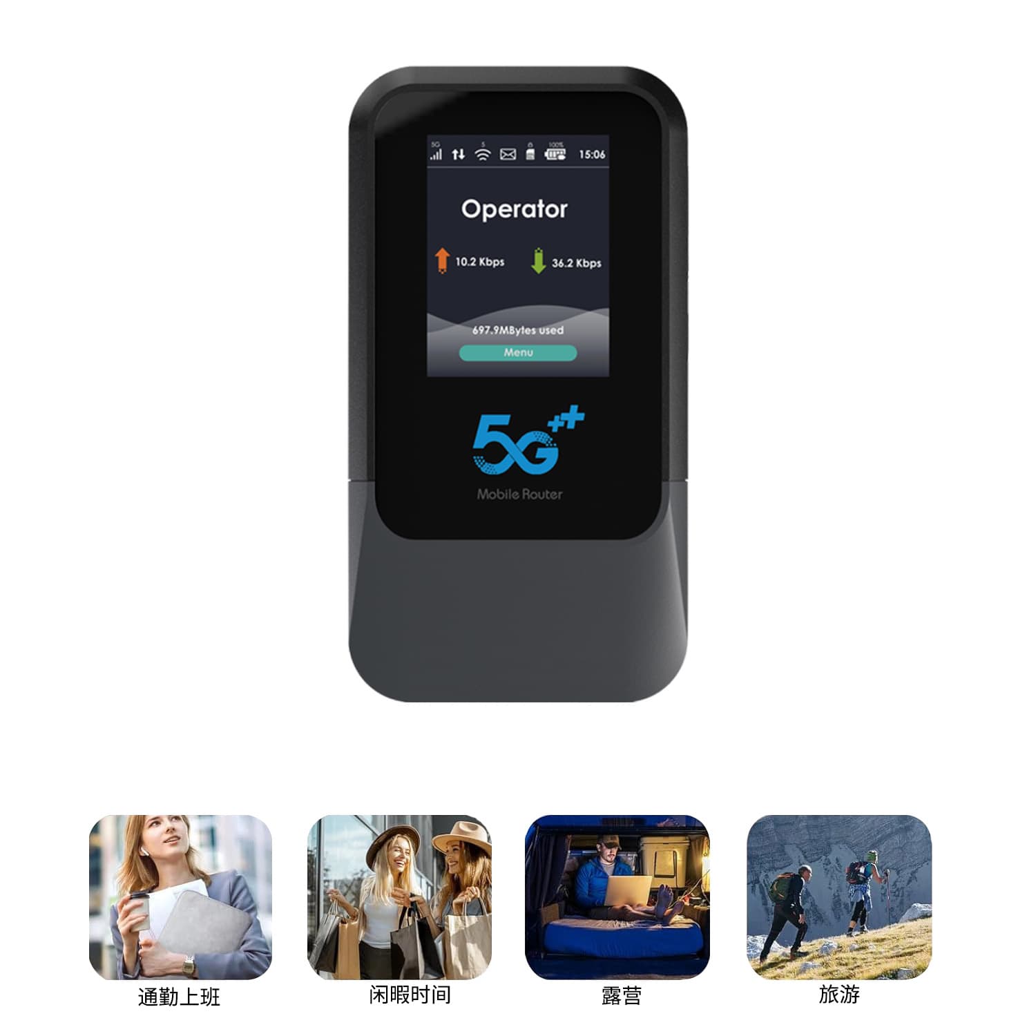 5g Gigabit Global Communication portable WiFi6 built-in plug-in esim card wireless router game live broadcast hotspot broadband 5