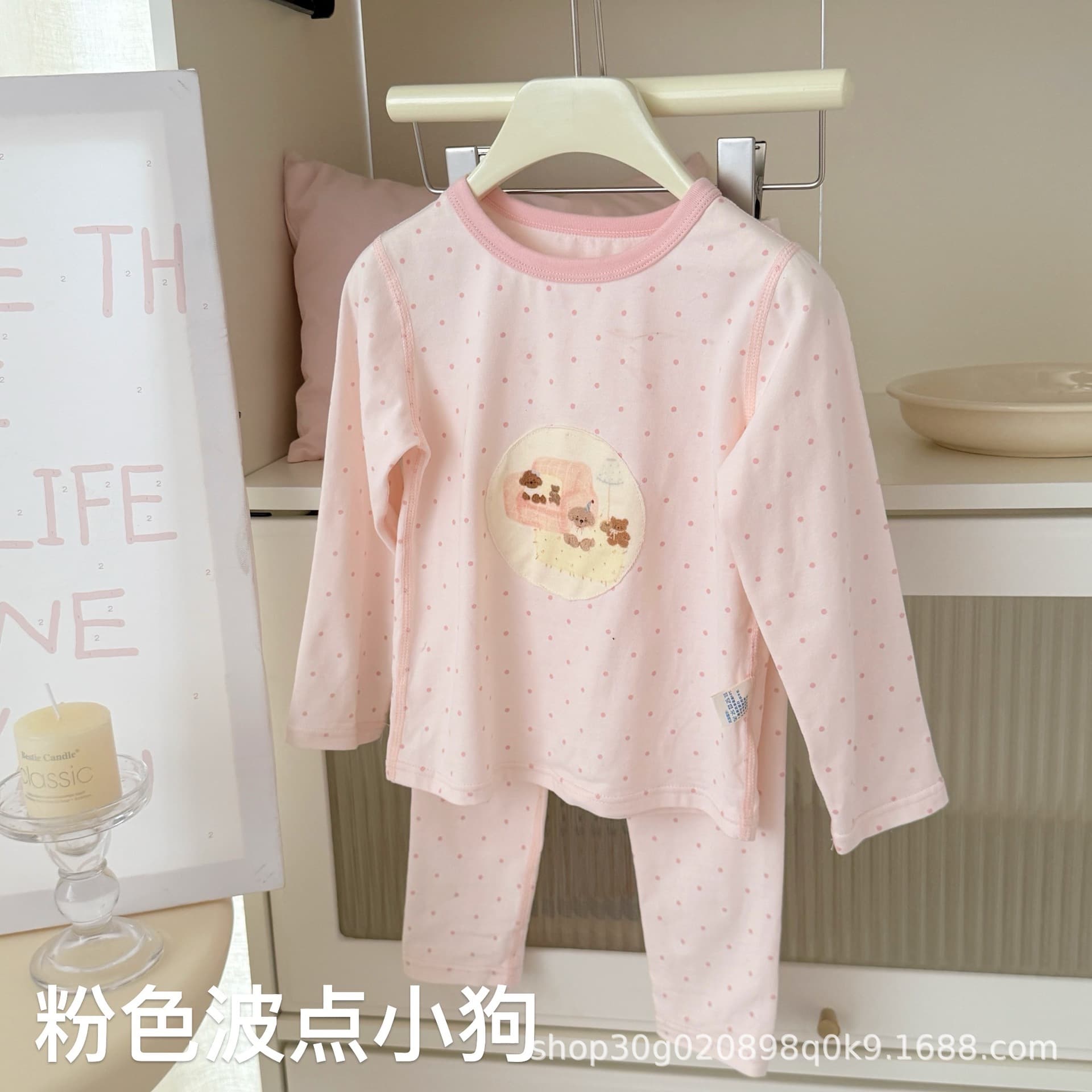 Big and small rolls Hey honey boys and girls 200 Kraka autumn clothes long johns boneless underwear set pure cotton pajamas 7