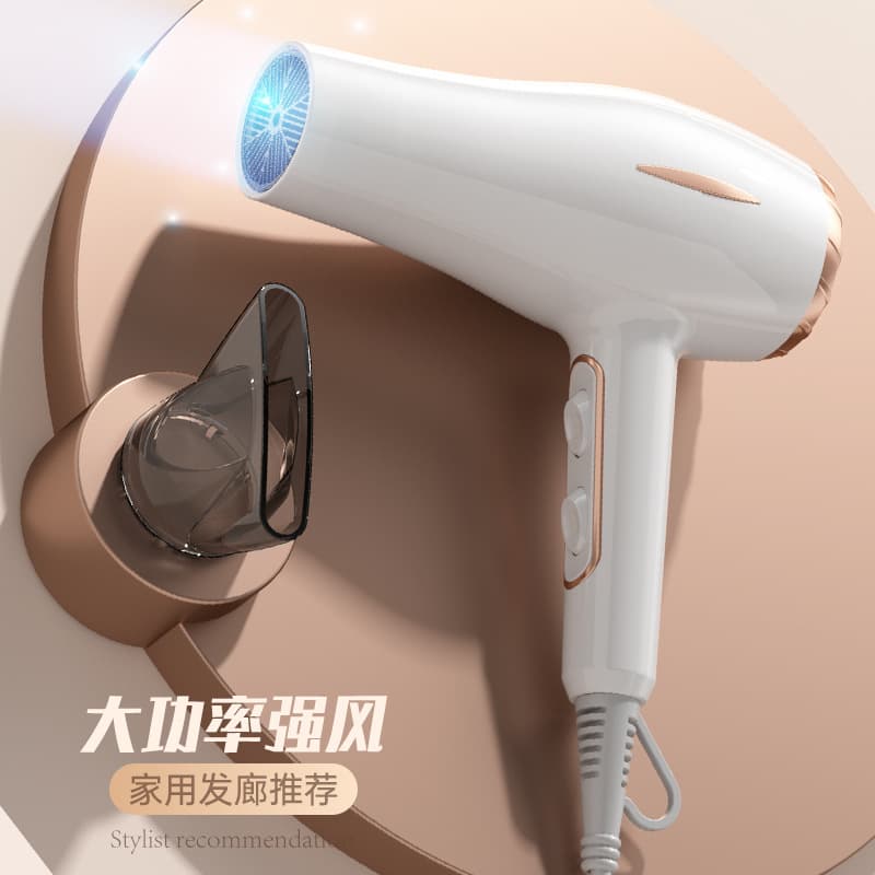 Hair dryer, high wind, home barber shop, hair salon, high speed, high power, negative ion constant temperature hair dryer 3