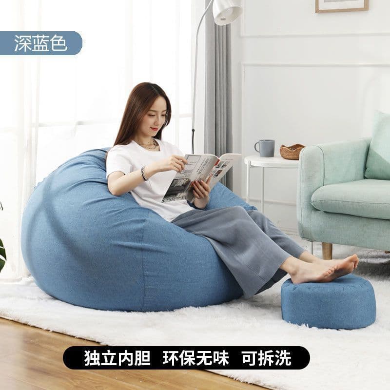 Lazy sofa bean bag internet celebrity living room bedroom leisure tatami balcony lazy chair reclining and sleeping single sofa 7