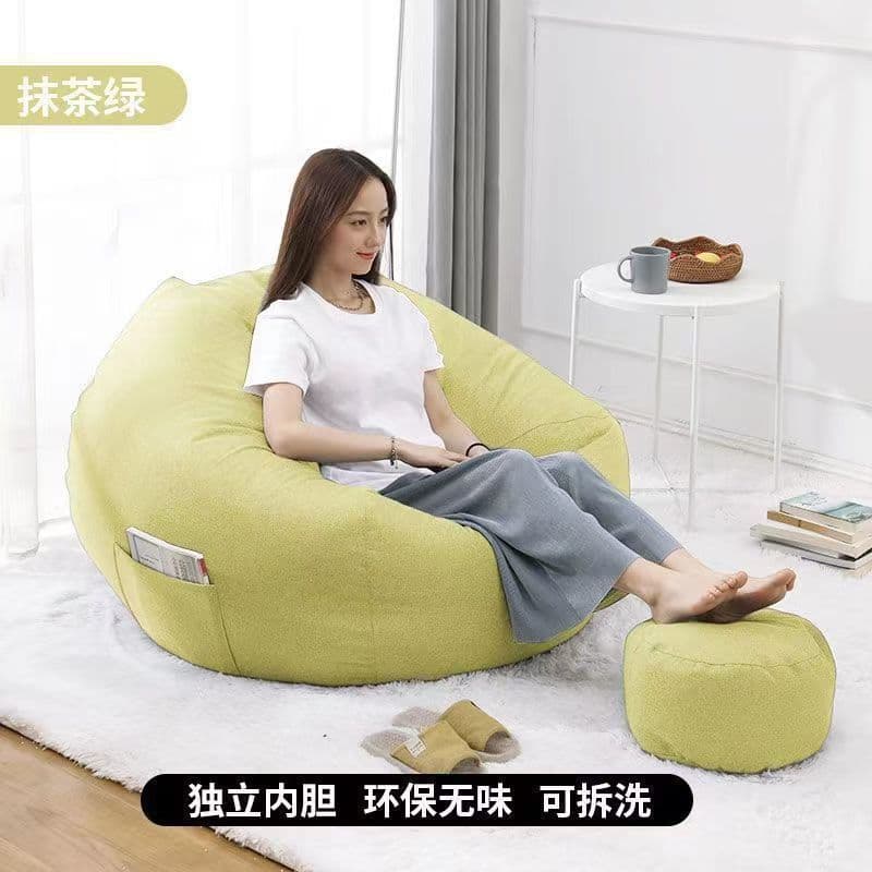 Lazy sofa bean bag internet celebrity living room bedroom leisure tatami balcony lazy chair reclining and sleeping single sofa 9