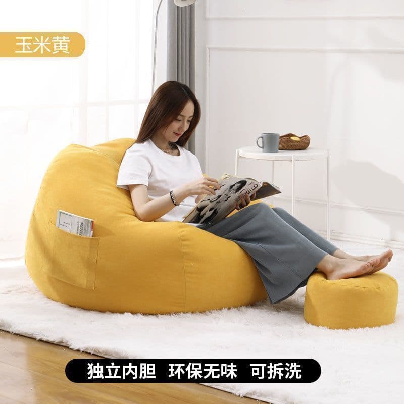 Lazy sofa bean bag internet celebrity living room bedroom leisure tatami balcony lazy chair reclining and sleeping single sofa 10