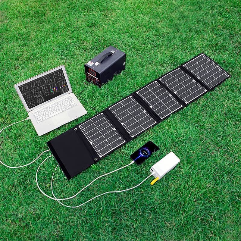 Solar charging board small single crystal 5V18V12v fast power bank mobile phone outdoor folding mobile power generation 3