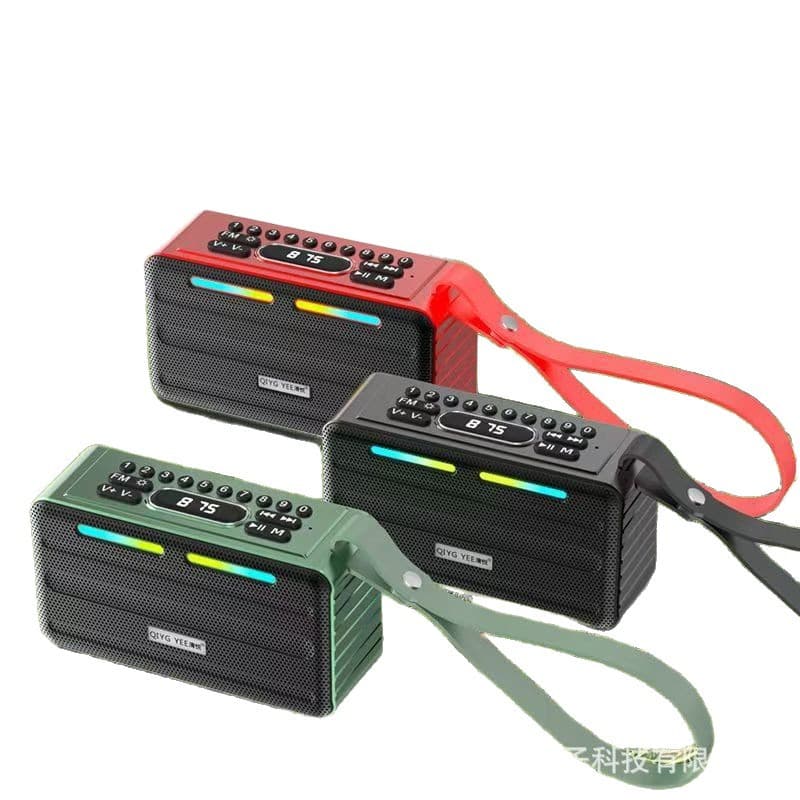 Qingyue S16 Wireless Outdoor Bluetooth Speaker Multifunctional Portable Card MP3 Player High Volume Subwoofer 6