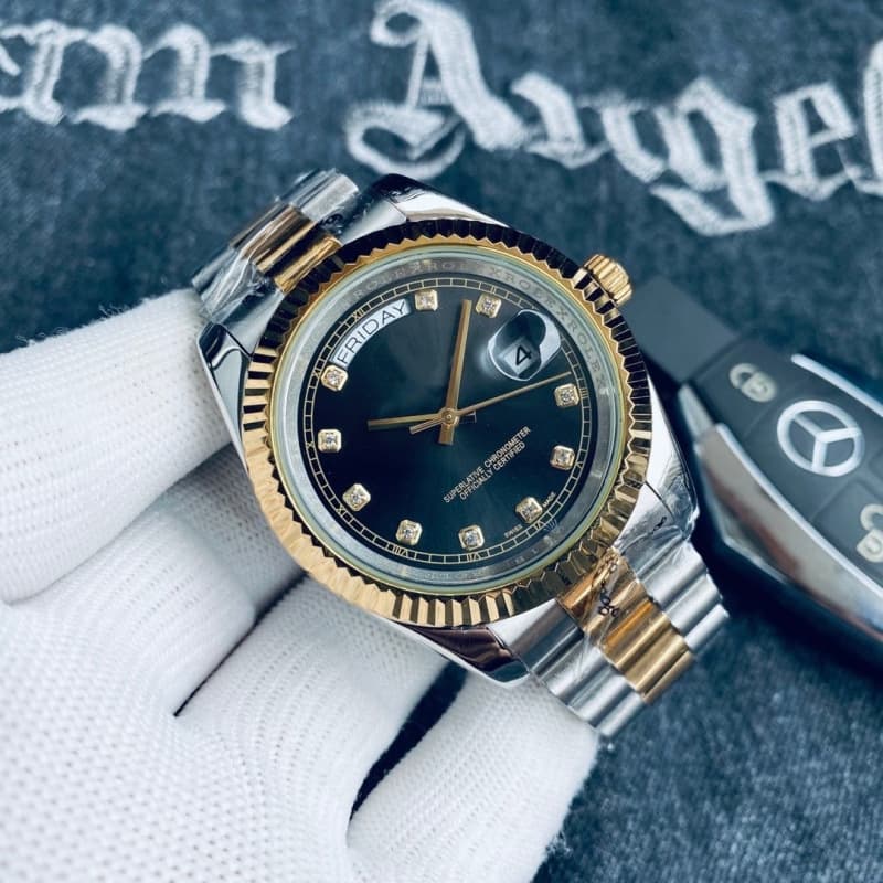 Laojia Diary Sunday Dual Calendar Fully Automatic Mechanical Steel Band Men's Sapphire Waterproof Men's Watch N Factory Delivery 5