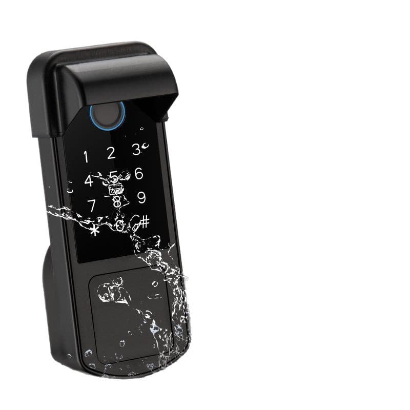 Niutou lock, fingerprint lock, anti-theft door, household universal old-fashioned door, iron door, smart lock, courtyard door password lock 5