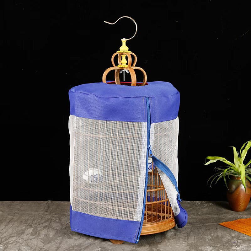 New Purple Bamboo Round Cage Jade Birdcage Linen Cage Oriole Cage Hibiscus Birdcage Pearl Canary Birdcage Golden Blue Birdcage 8