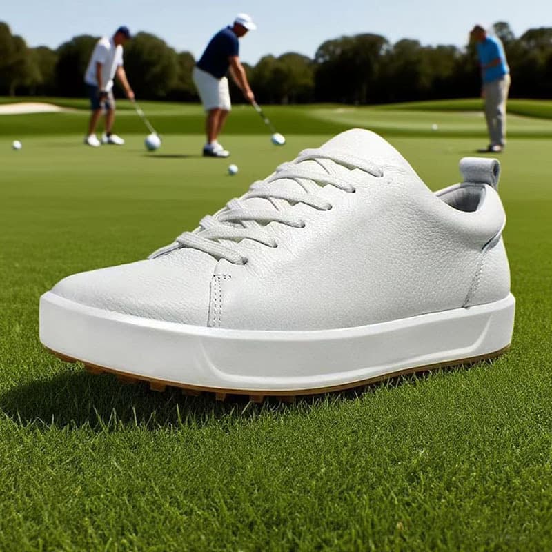 Golf shoes men's sports casual fashion sneakers soft cool first layer cowhide versatile men's shoes Golf shoes 1