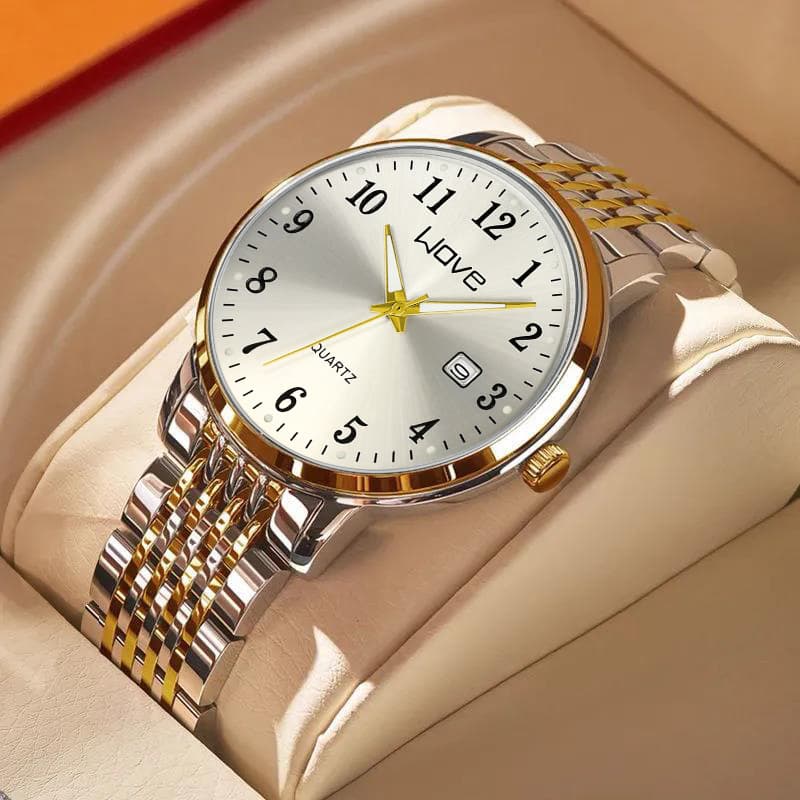 Men's watch Korean version trendy fashion men's watch spot watch factory foreign trade AliExpress hot model single calendar luminous 3