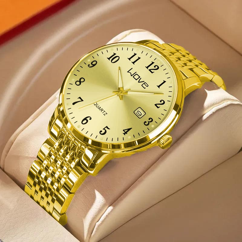 Men's watch Korean version trendy fashion men's watch spot watch factory foreign trade AliExpress hot model single calendar luminous 8