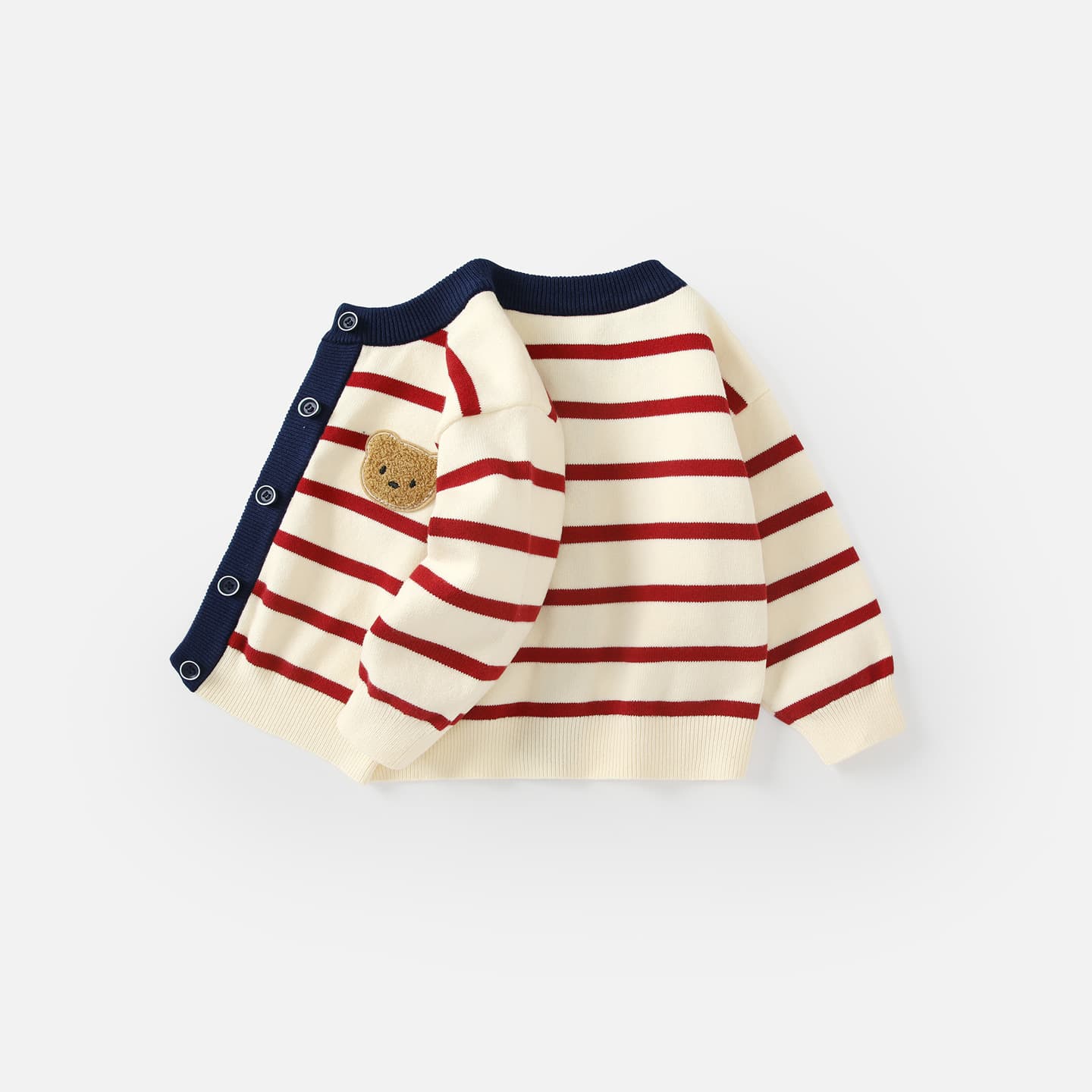 Baby coats spring and autumn boys sweaters knitted cardigans baby spring clothes children's spring clothes woolen red tops 5