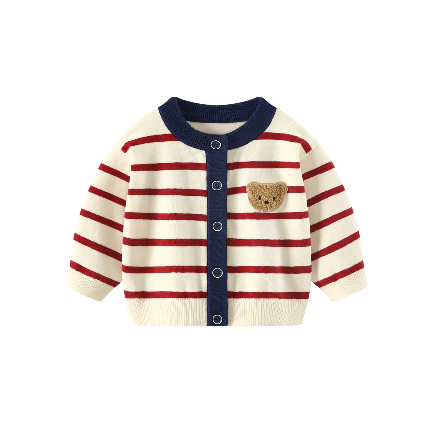 Baby coats spring and autumn boys sweaters knitted cardigans baby spring clothes children's spring clothes woolen red tops 6