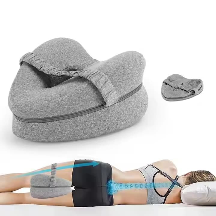 Cross-border heart-shaped memory foam leg pillow for pregnant women, side sleeping leg pillow, leg pillow suitable for side sleeping