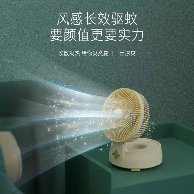 Helanshi electric fan household silent air conditioning fan refrigeration desktop small folding floor-standing air circulation fan 4