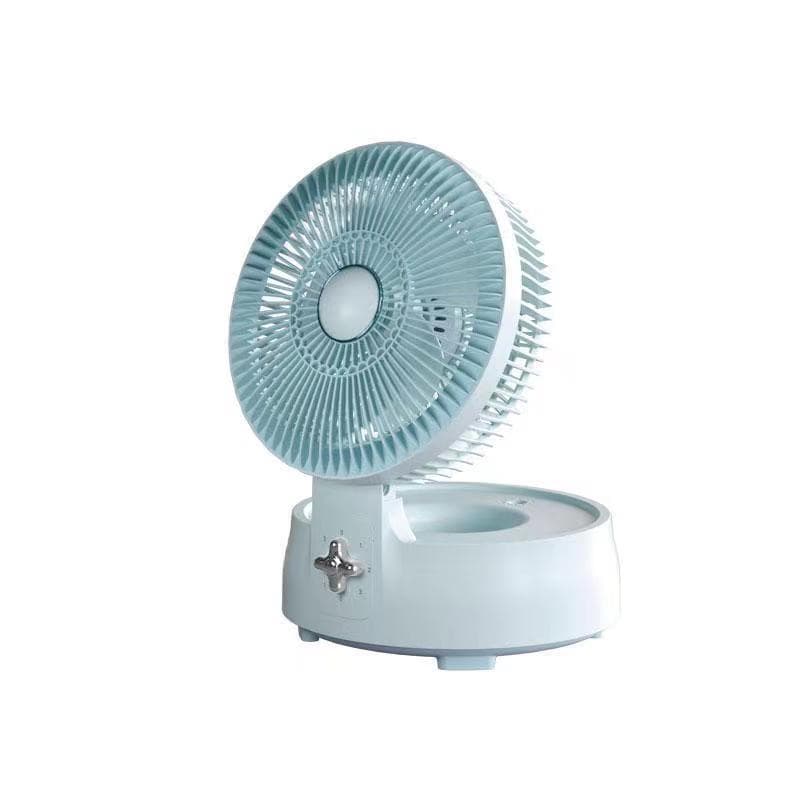 Helanshi electric fan household silent air conditioning fan refrigeration desktop small folding floor-standing air circulation fan 6
