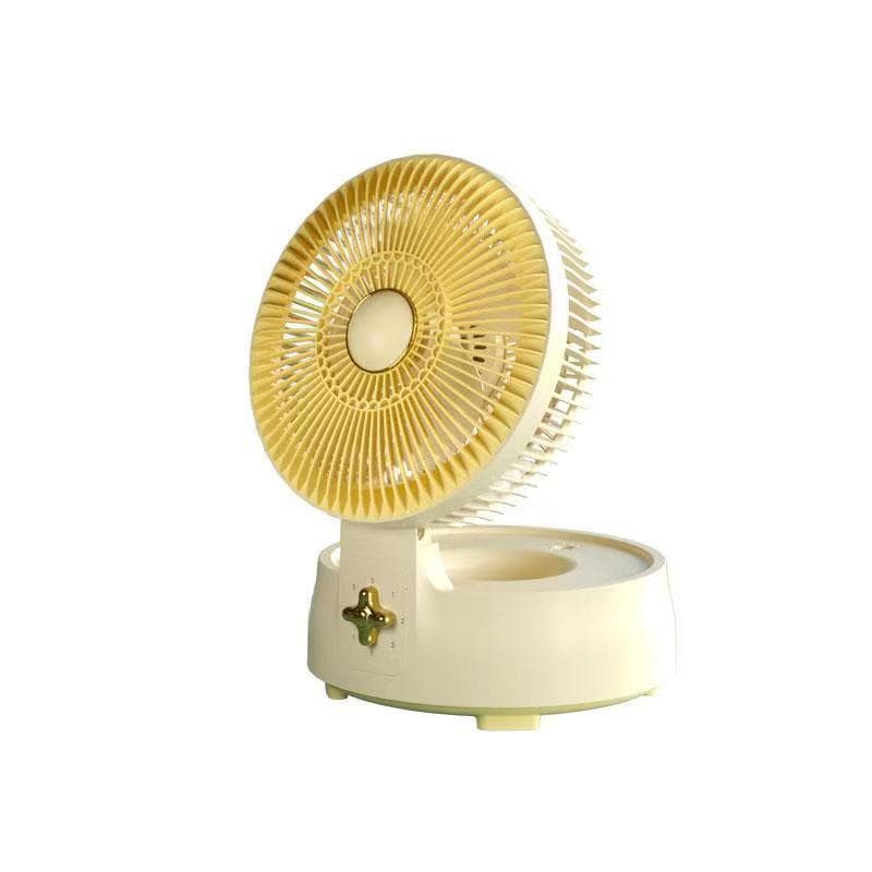 Helanshi electric fan household silent air conditioning fan refrigeration desktop small folding floor-standing air circulation fan 9
