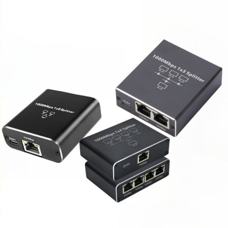 High-speed Gigabit plug-and-play network distributor computer broadband router switch one-minute multi-port splitter 6