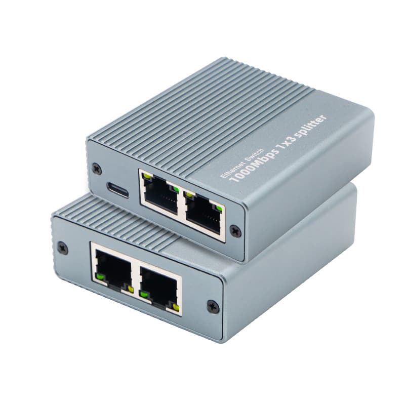 High-speed Gigabit plug-and-play network distributor computer broadband router switch one-minute multi-port splitter 7