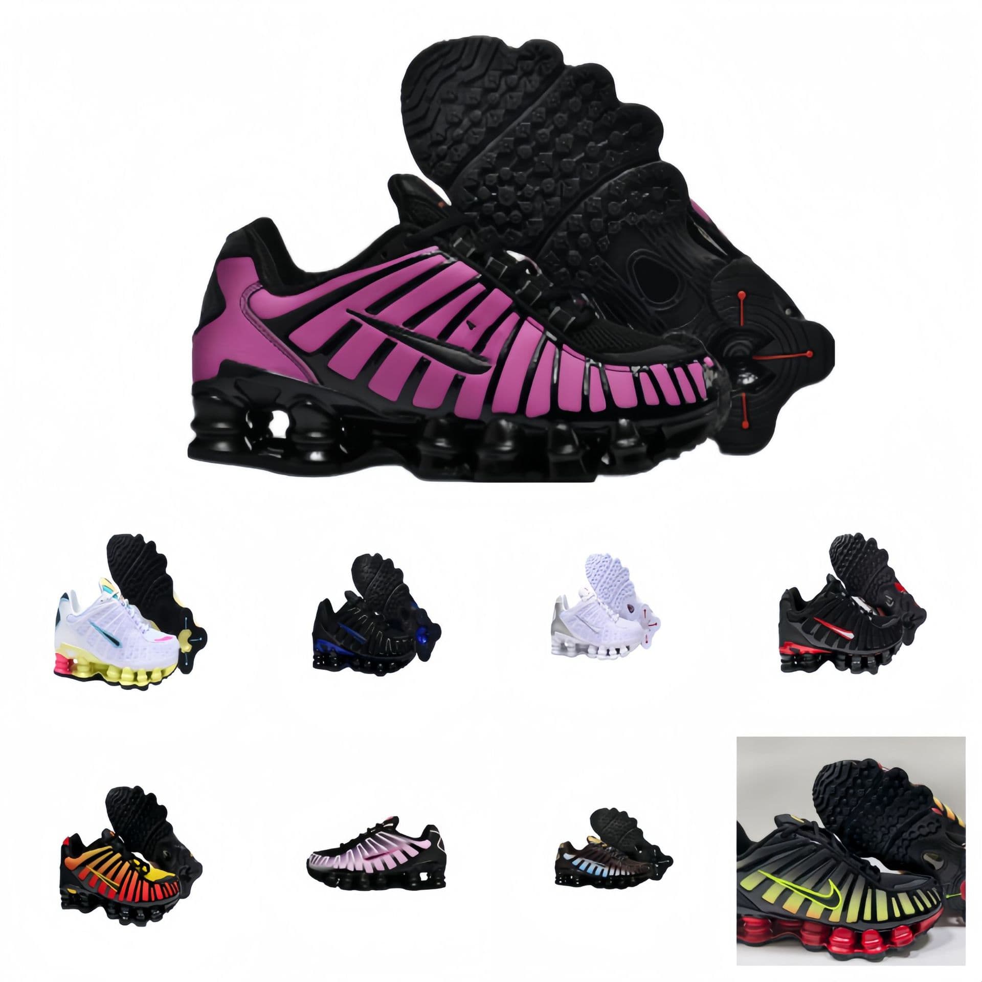 Putian Shoes ShoxTL-13 Air Cushion Pillar Men's and Women's Sports Shoes Air Cushion Increased Cushioning Sports Casual Shoes 1