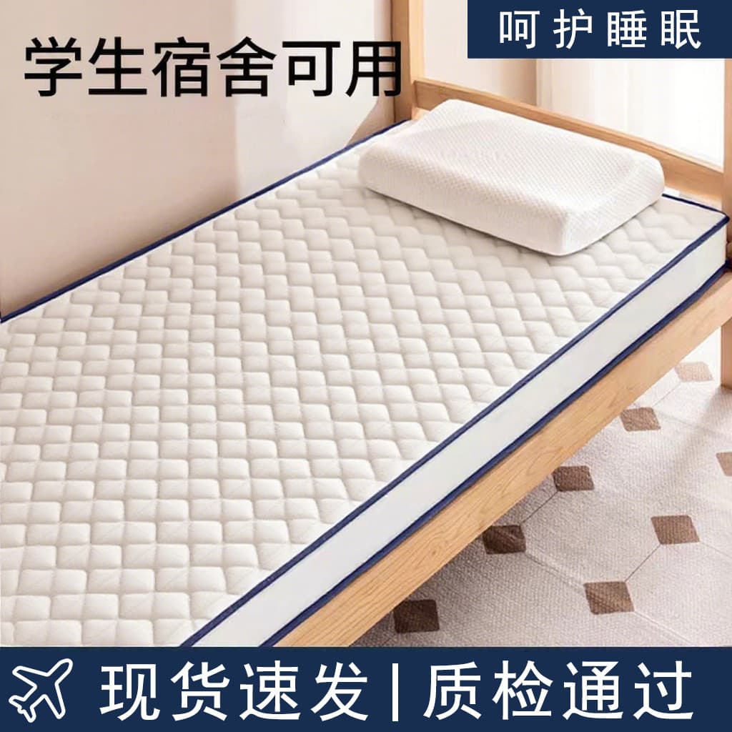 Dormitory mattress student soft cushion unit dormitory single memory foam mattress rental floor sleeping mat bedroom soft cushion 1