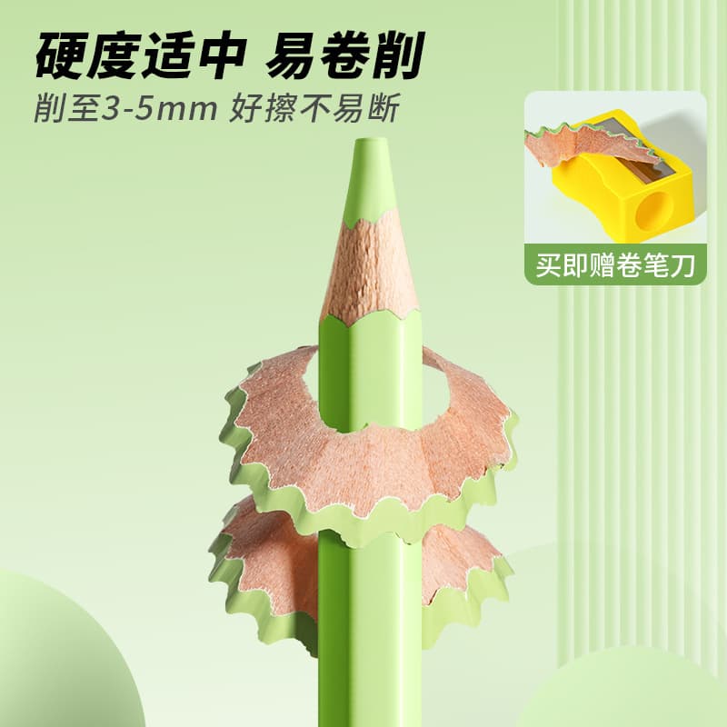 Kaba Bear's new detailed pencil eraser with less shavings, super clean and leaves no traces, cartoon cute model for primary school students 4