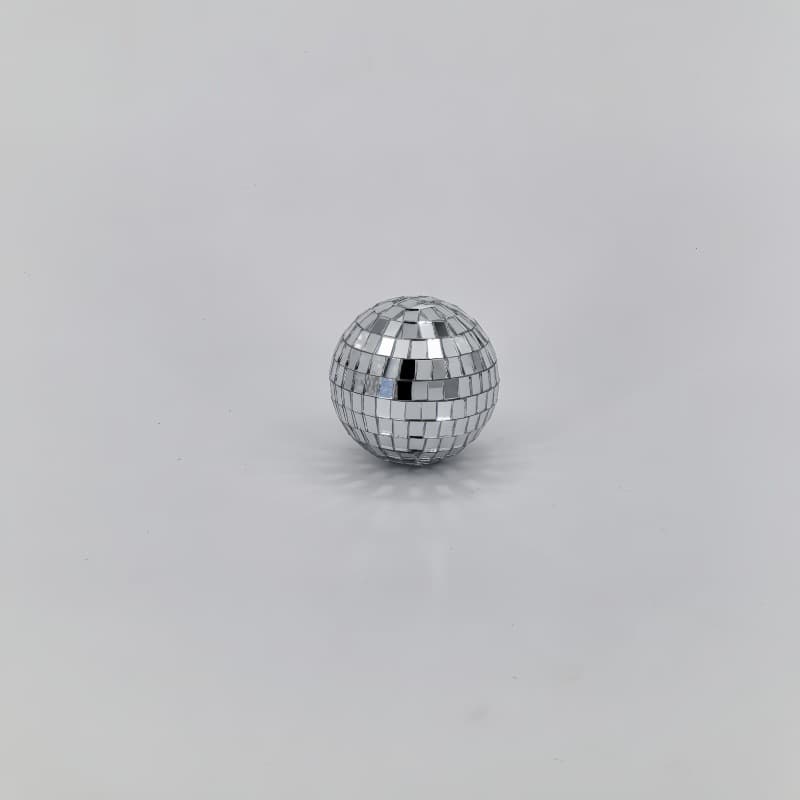 Jiazheng silver glass mirror ball DISCO KTV laser reflective ball cake Christmas pendant foam decorative ball 7