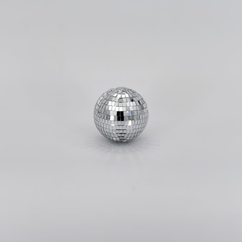 Jiazheng silver glass mirror ball DISCO KTV laser reflective ball cake Christmas pendant foam decorative ball 8
