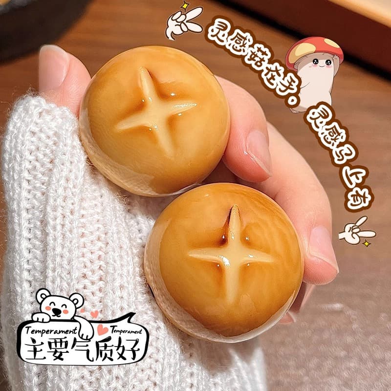 Ivory Fruit Loose Beads Charcoal Grilled Carving Handmade DIY Buddha Beads Rosary Jewelry Wenwan Bracelet Jewelry Accessories Wholesale 2