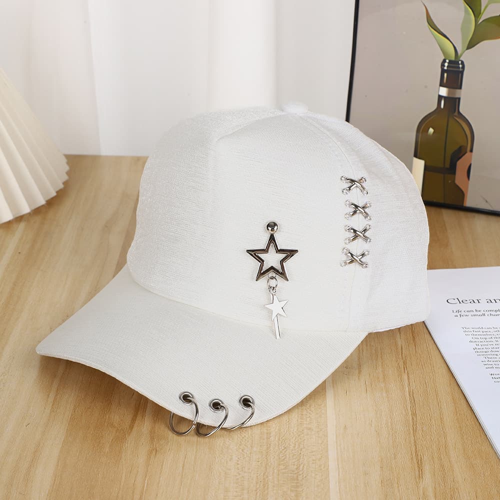 Cross-border foreign trade specializes in hoop hanging accessories, hats, fashion design, purely hand-operated, creative hat manufacturers wholesale 7