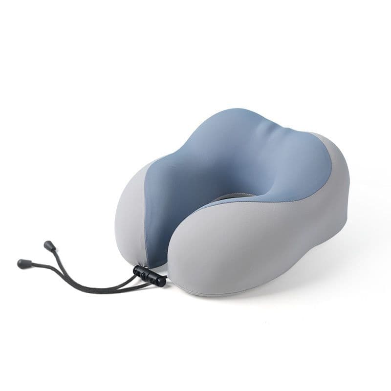 U-shaped pillow outdoor travel portable neck pillow can store memory foam neck pillow cool ice silk aircraft pillow wholesale 6
