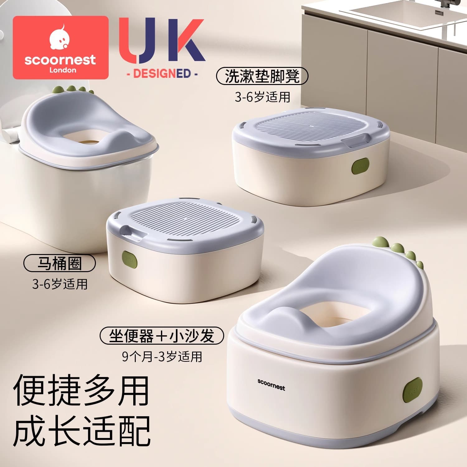 Kechao children's toilet seat child special male and female baby toilet training pee pot infant toilet seat 3