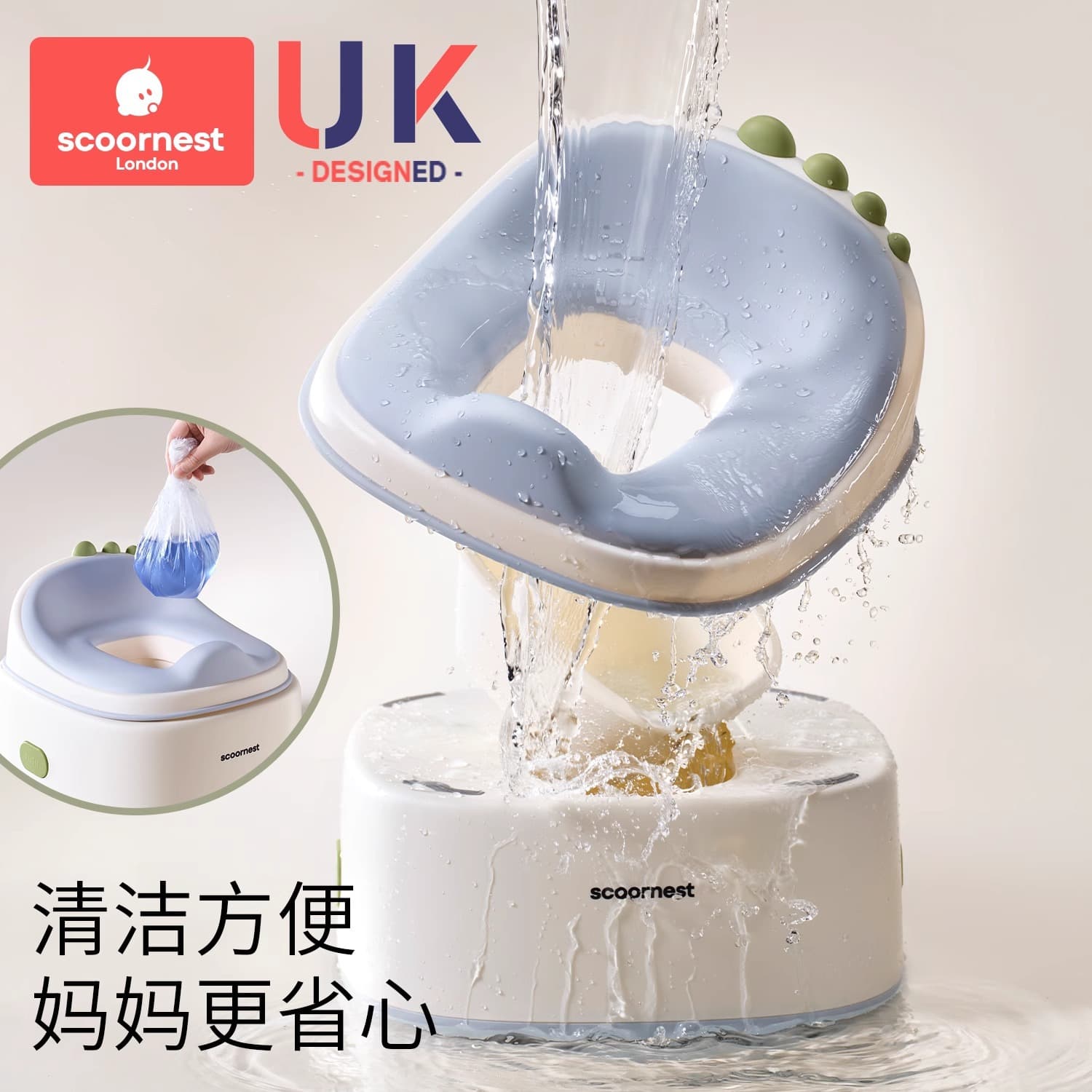 Kechao children's toilet seat child special male and female baby toilet training pee pot infant toilet seat 4