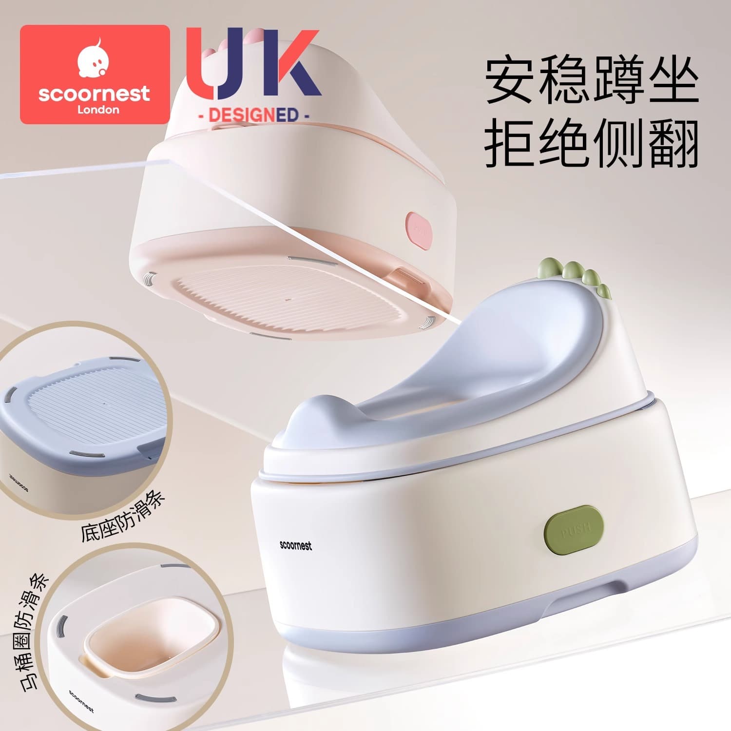 Kechao children's toilet seat child special male and female baby toilet training pee pot infant toilet seat 6