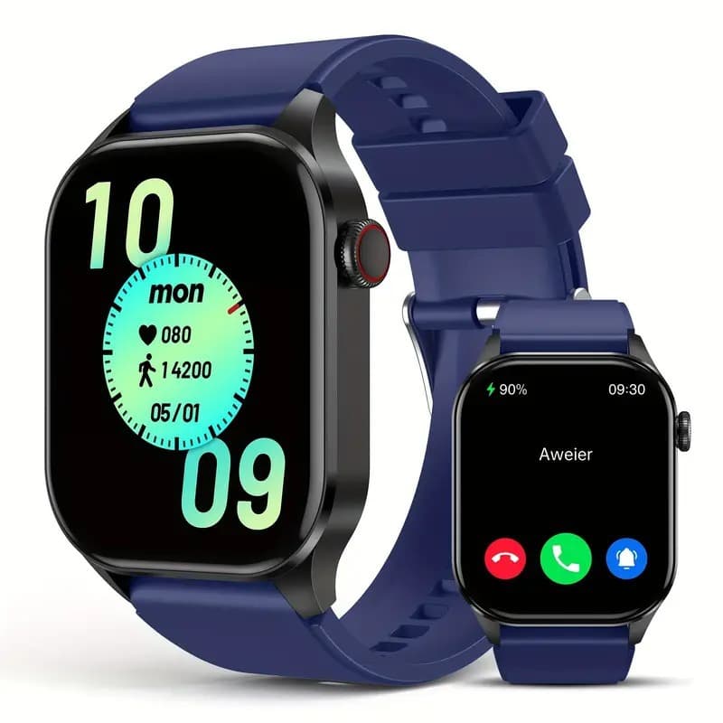 Temu ET588 smart watch for men and women, 2.04-inch AMOLED display fitness tracker 8