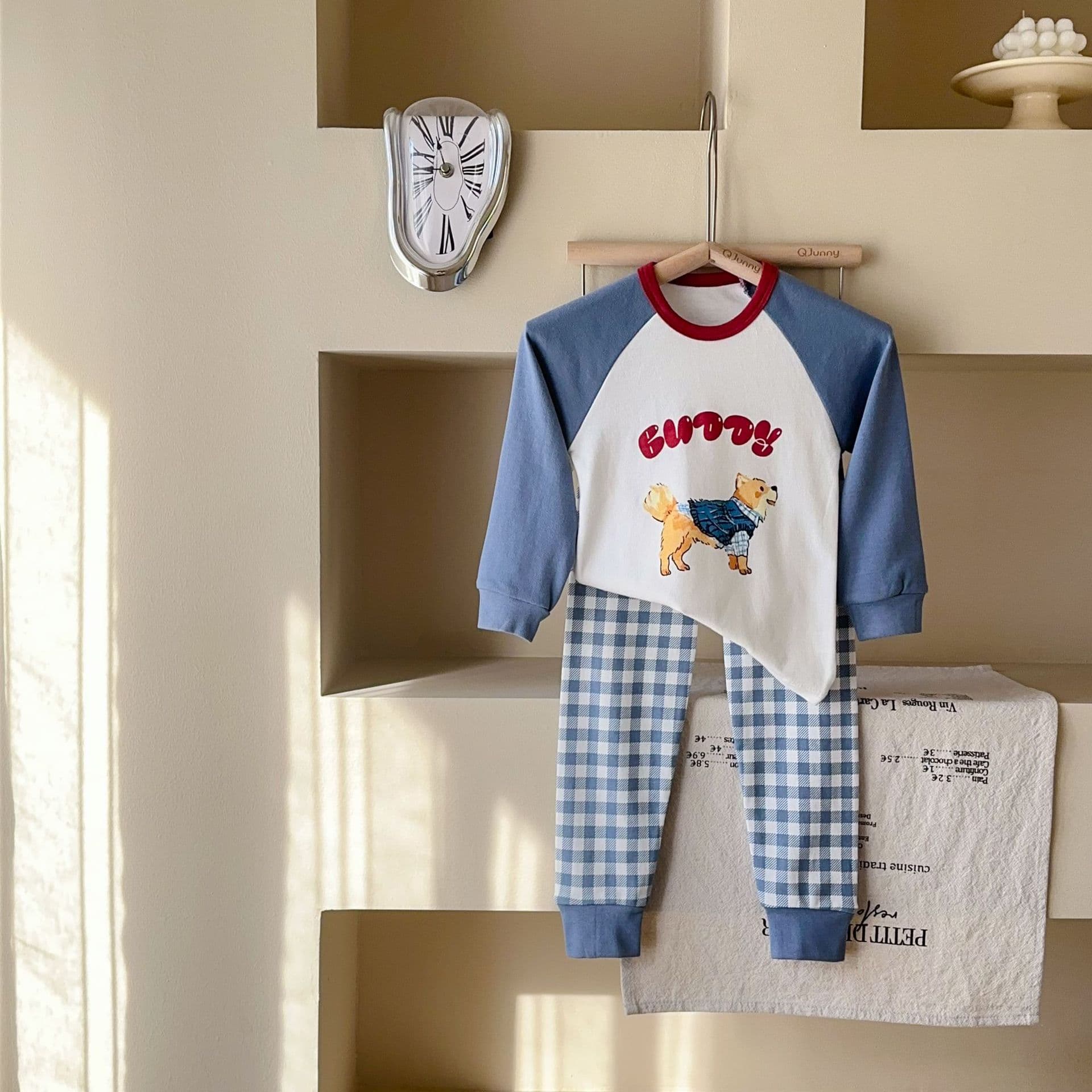 Boys' autumn clothes, long johns, pure cotton underwear sets, teenagers and older children's shirts and underwear, children's pajamas, girls' cotton sweaters 5