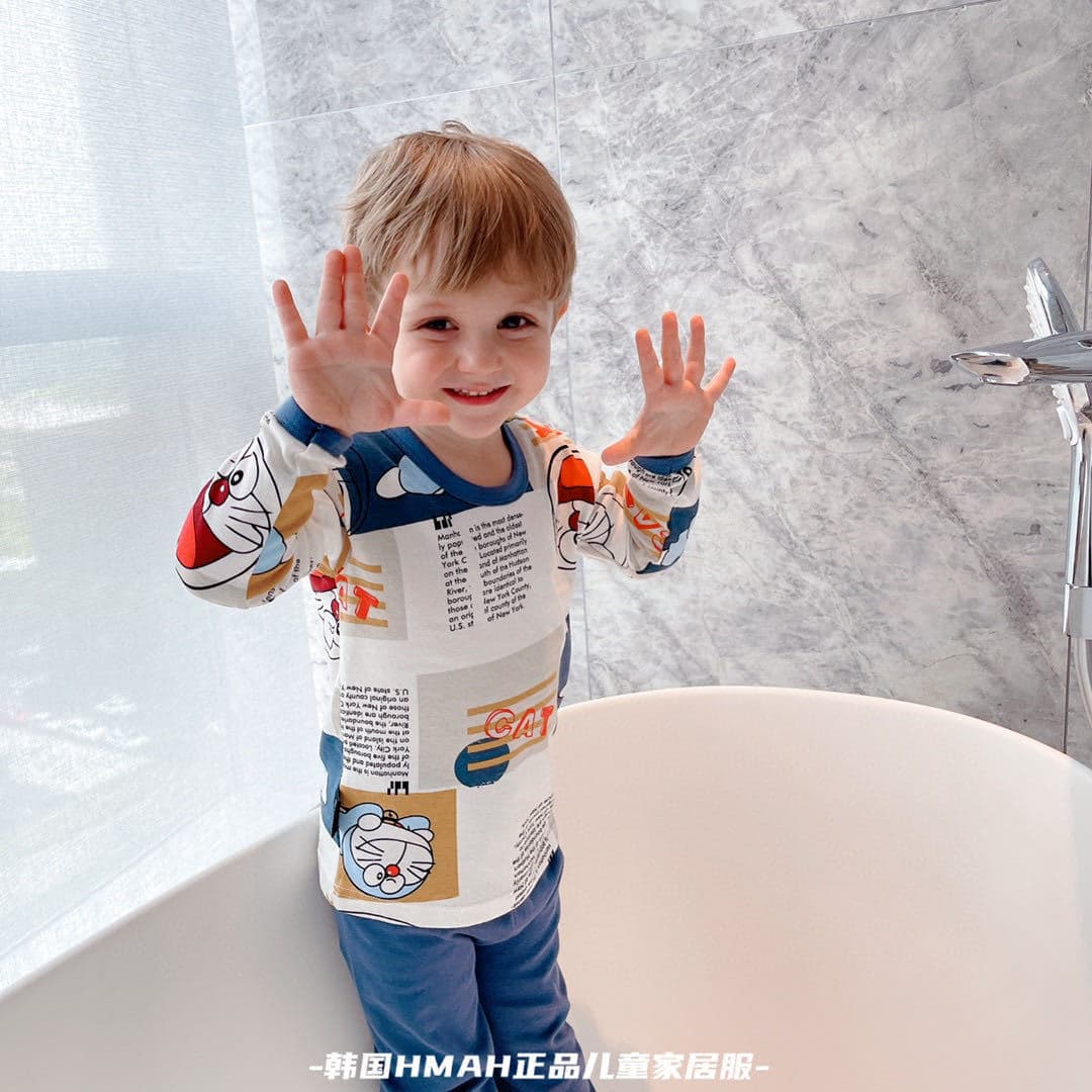 Boys' autumn clothes, long johns, pure cotton underwear sets, teenagers and older children's shirts and underwear, children's pajamas, girls' cotton sweaters 8