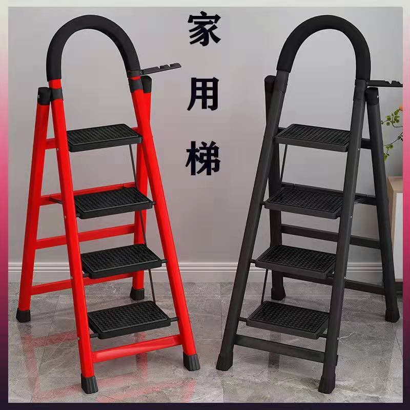 Ladder household foldable telescopic multi-functional thickened stair step ladder herringbone ladder housewarming joy step by step 4