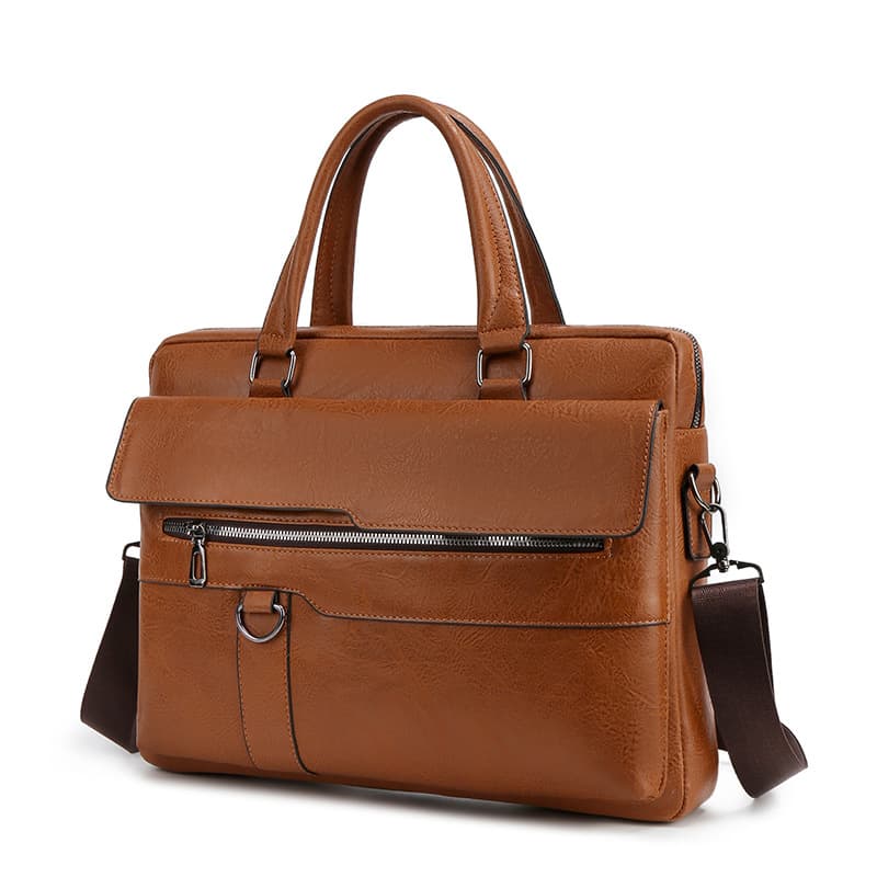 Cross-border men's handbag, business commuter bag, briefcase, large-capacity computer shoulder bag, multi-functional cross-body backpack 2