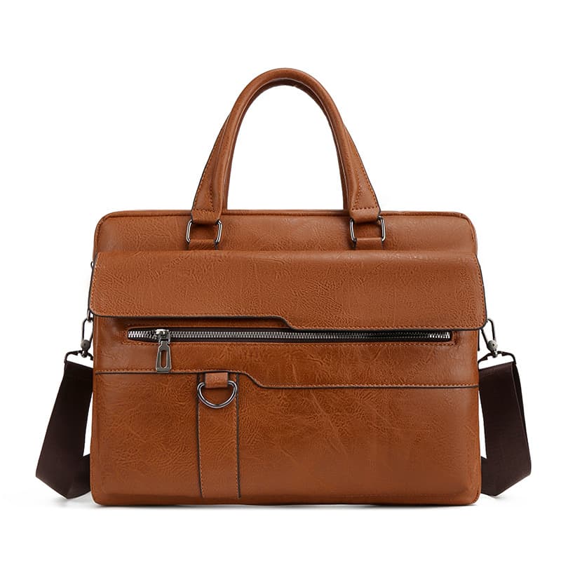 Cross-border men's handbag, business commuter bag, briefcase, large-capacity computer shoulder bag, multi-functional cross-body backpack 9