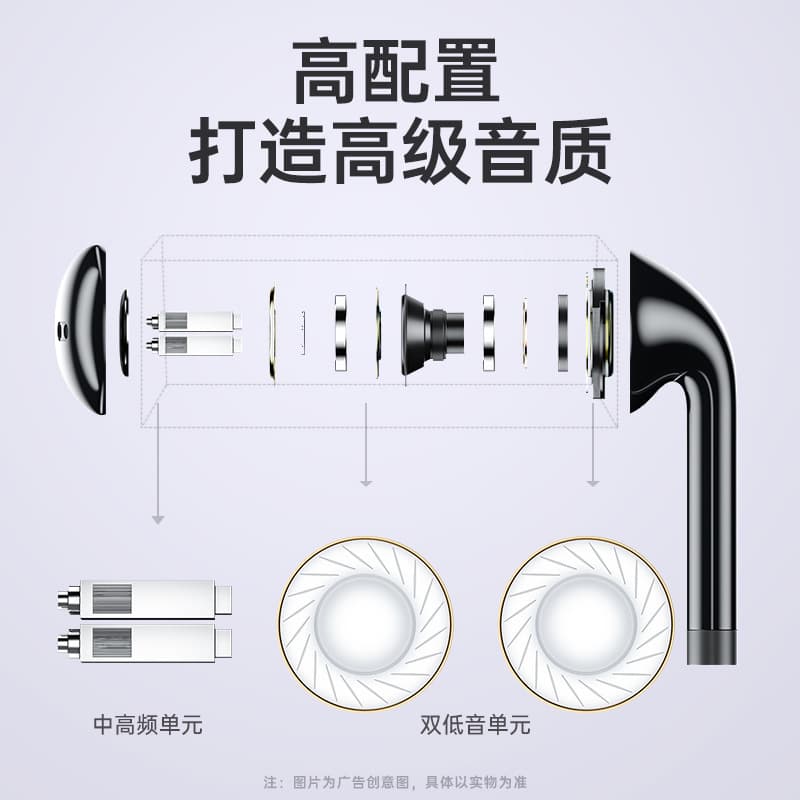 Aifeimei Factory Wholesale Dual Plug 2 Meter Long Cord with Microphone Call E-Sports Game Special Headset Computer Headset 3