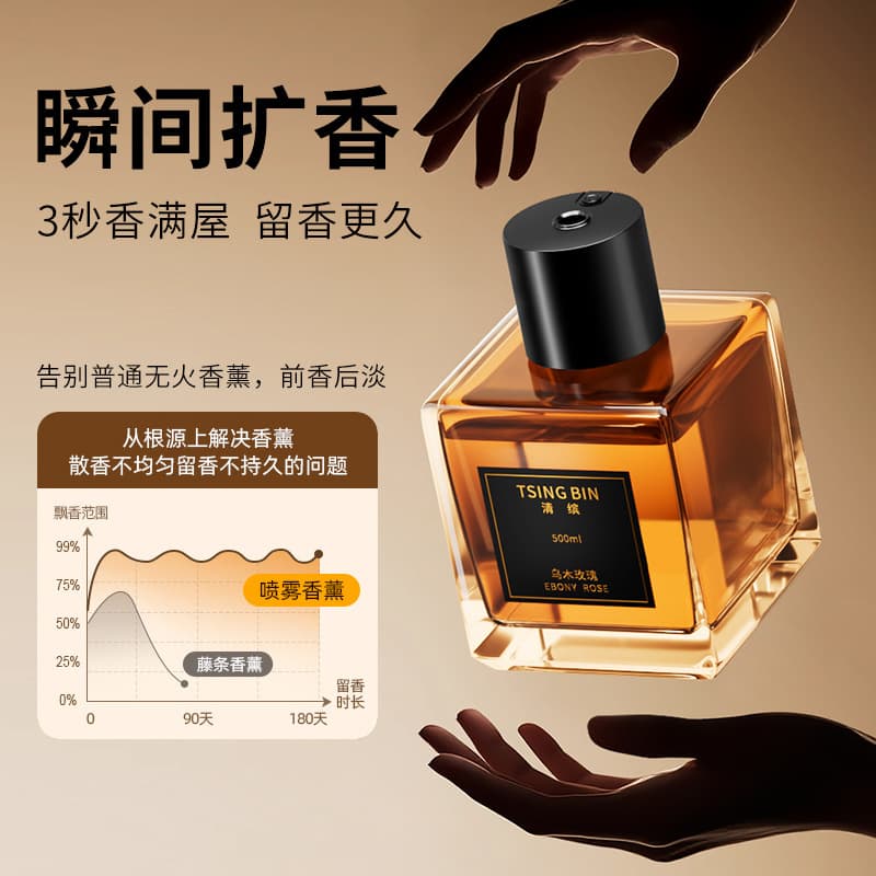 Douyin 500ml large-capacity aromatherapy automatic spray fragrance diffuser bedroom indoor long-lasting high-end aromatherapy 4