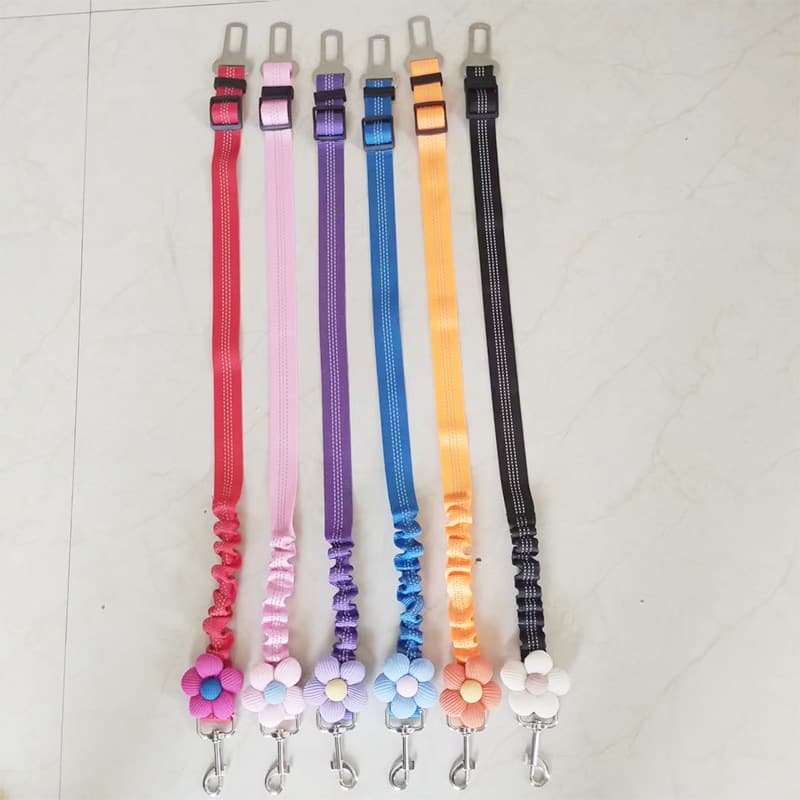 High-looking vehicle-mounted fixed buckle dog leash travel fixed buckle anti-bite wear-resistant anti-breakaway pet leash 5