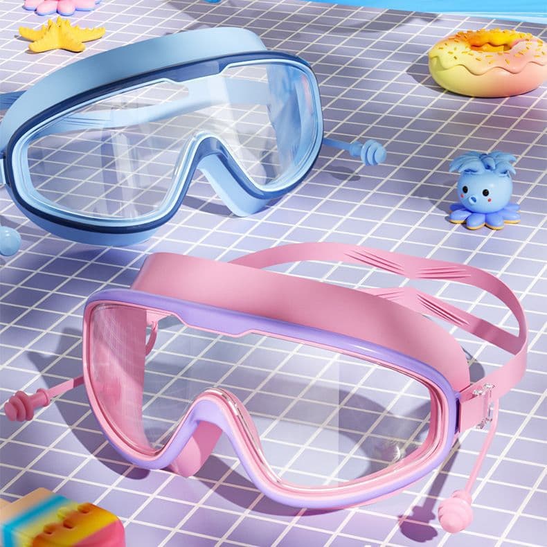Hair shampoo artifact, baby waterproof glasses, children's baby bath waterproof cap, swimming child shampoo goggles, goggles